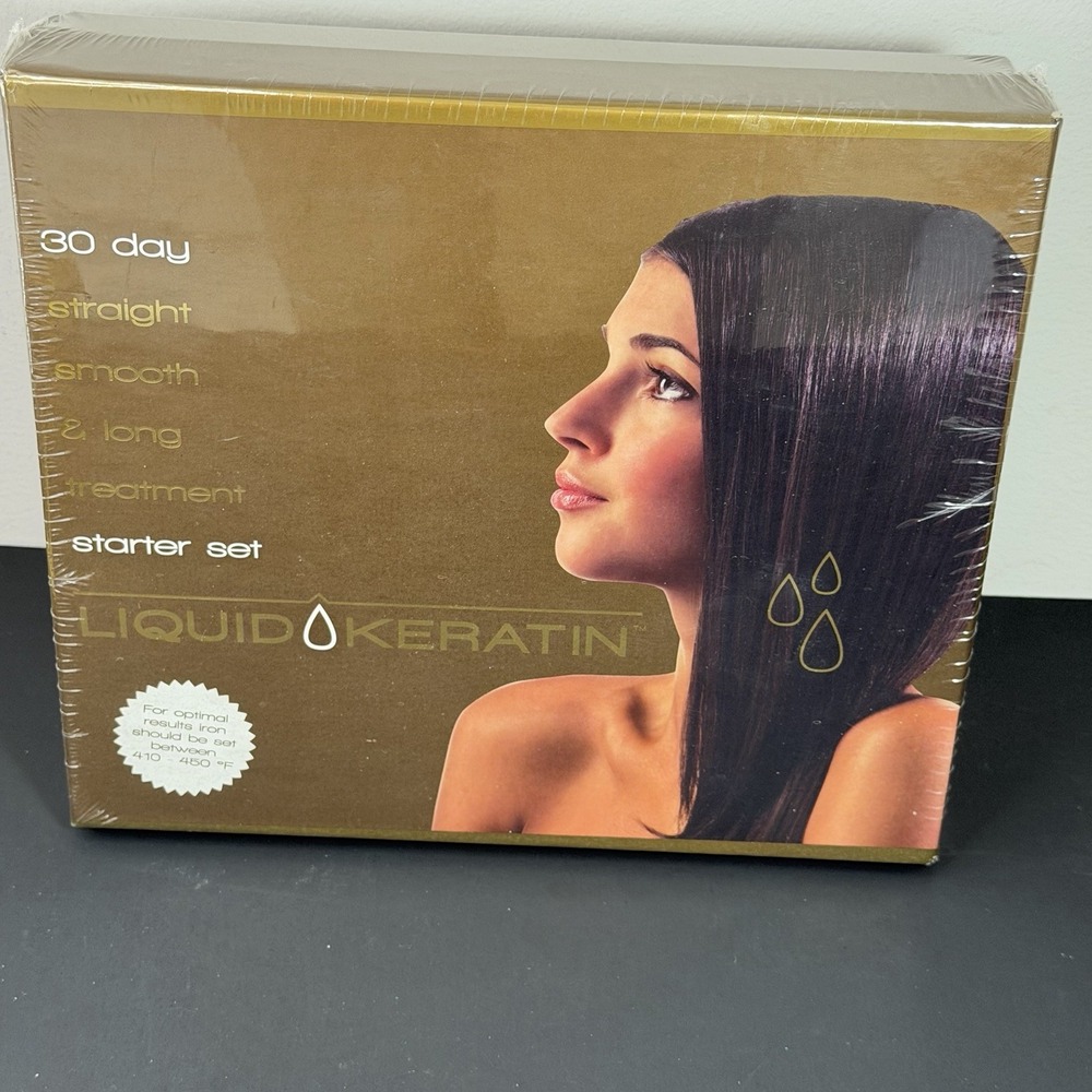 Liquid Keratin 30 Day Straight Treatment Starter Set Anti-Frizz 4 fl oz